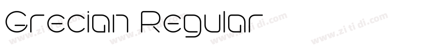 Grecian Regular字体转换